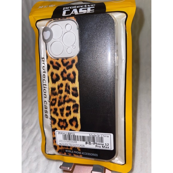 Colorblock Leopard Print iPhone 12 Pro Max Case 🖤 - Picture 15 of 17